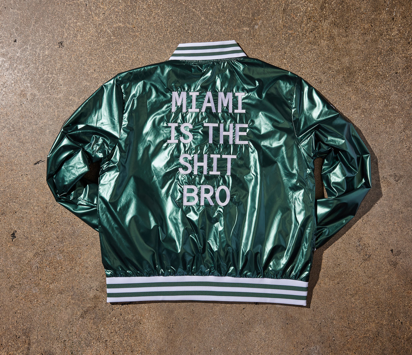 Bomber Jacket - MIAMI IS THE SHIT BRO