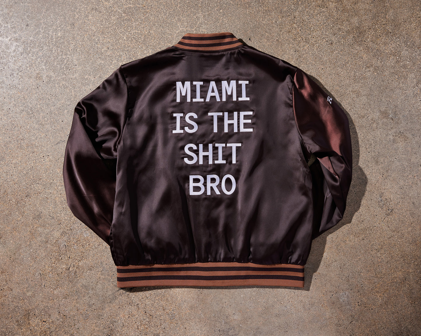 Bomber Jacket - MIAMI IS THE SHIT BRO