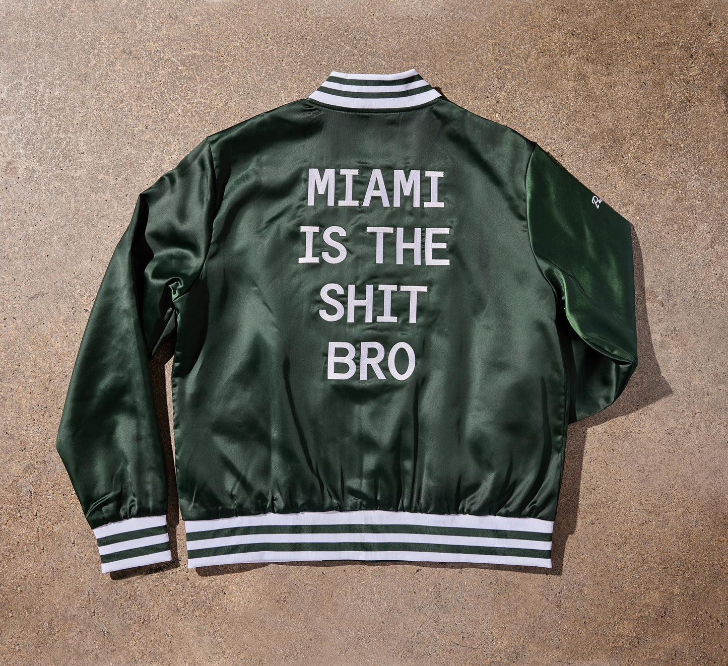 Bomber Jacket - MIAMI IS THE SHIT BRO