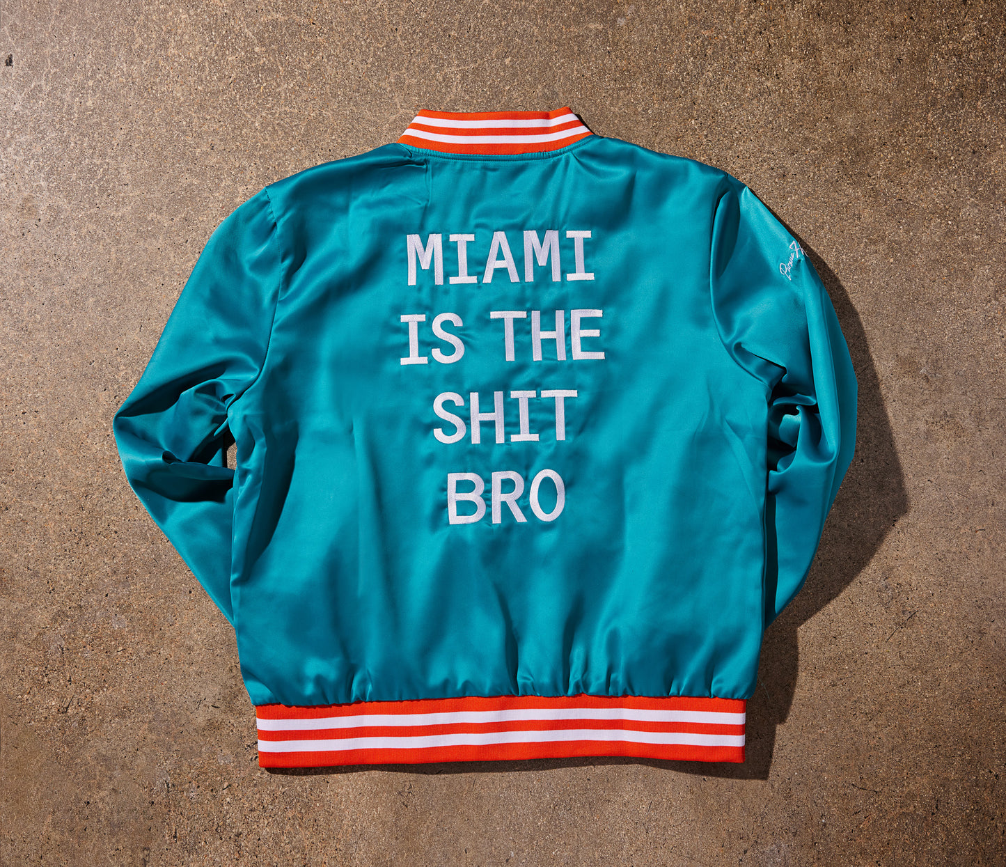 Bomber Jacket - MIAMI IS THE SHIT BRO
